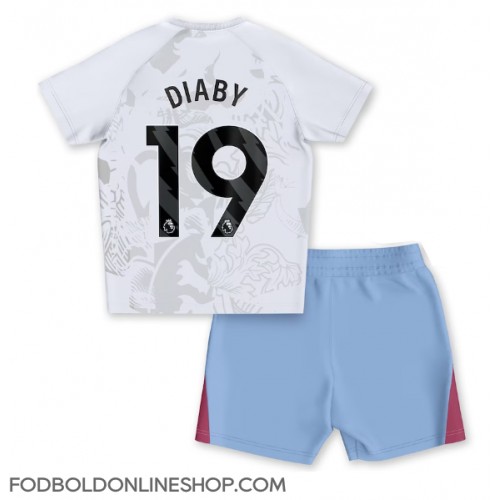 Aston Villa Moussa Diaby #19 Udebane Trøje Børn 2023-24 Kortærmet (+ Korte bukser)